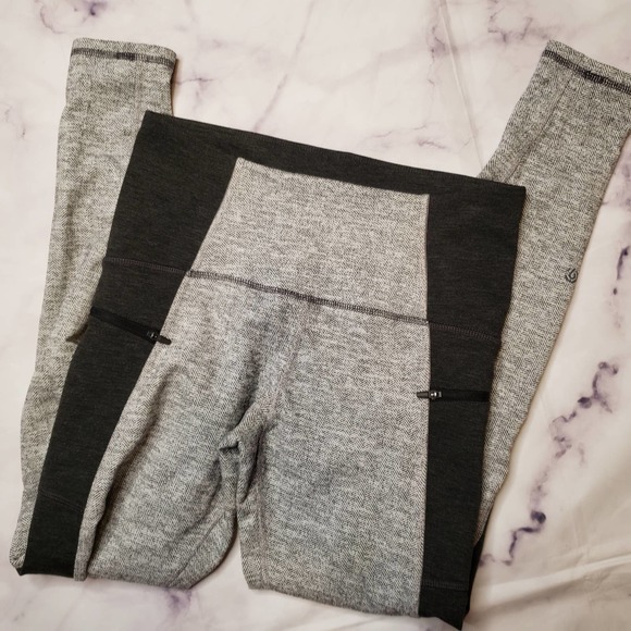 C9 by CHAMPION black & white chevron leggings M - Picture 5 of 11